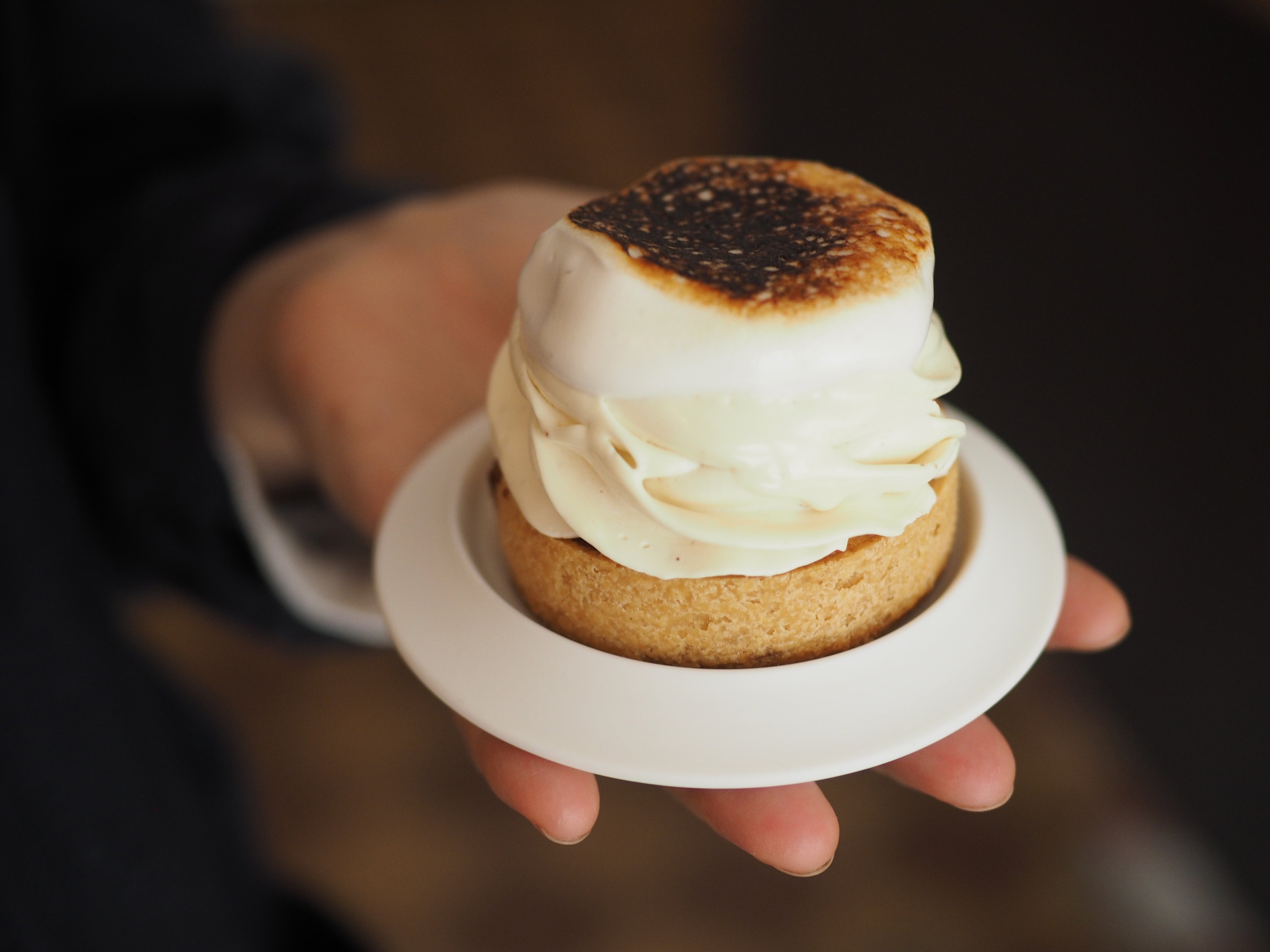 Nahaufnahme eines Desserts bei UUU